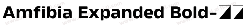 Amfibia Expanded Bold字体转换